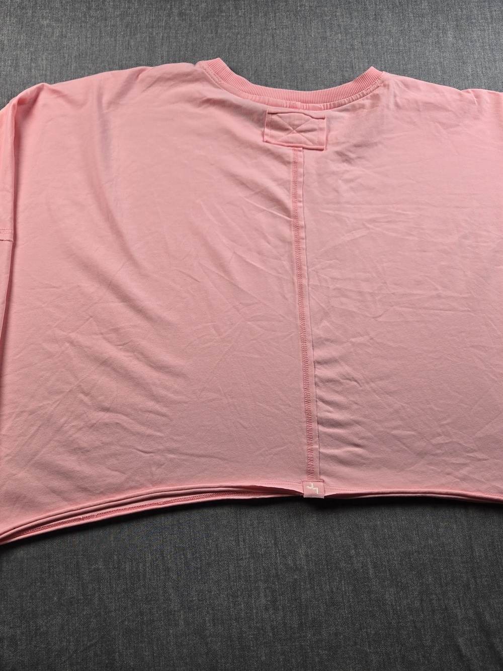 JoyLab Pink Ribbed Crewneck Sweatshirt - Picture 9 of 10
